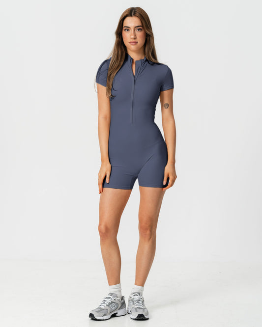 Alana Jumpsuit in Charcoal Blue