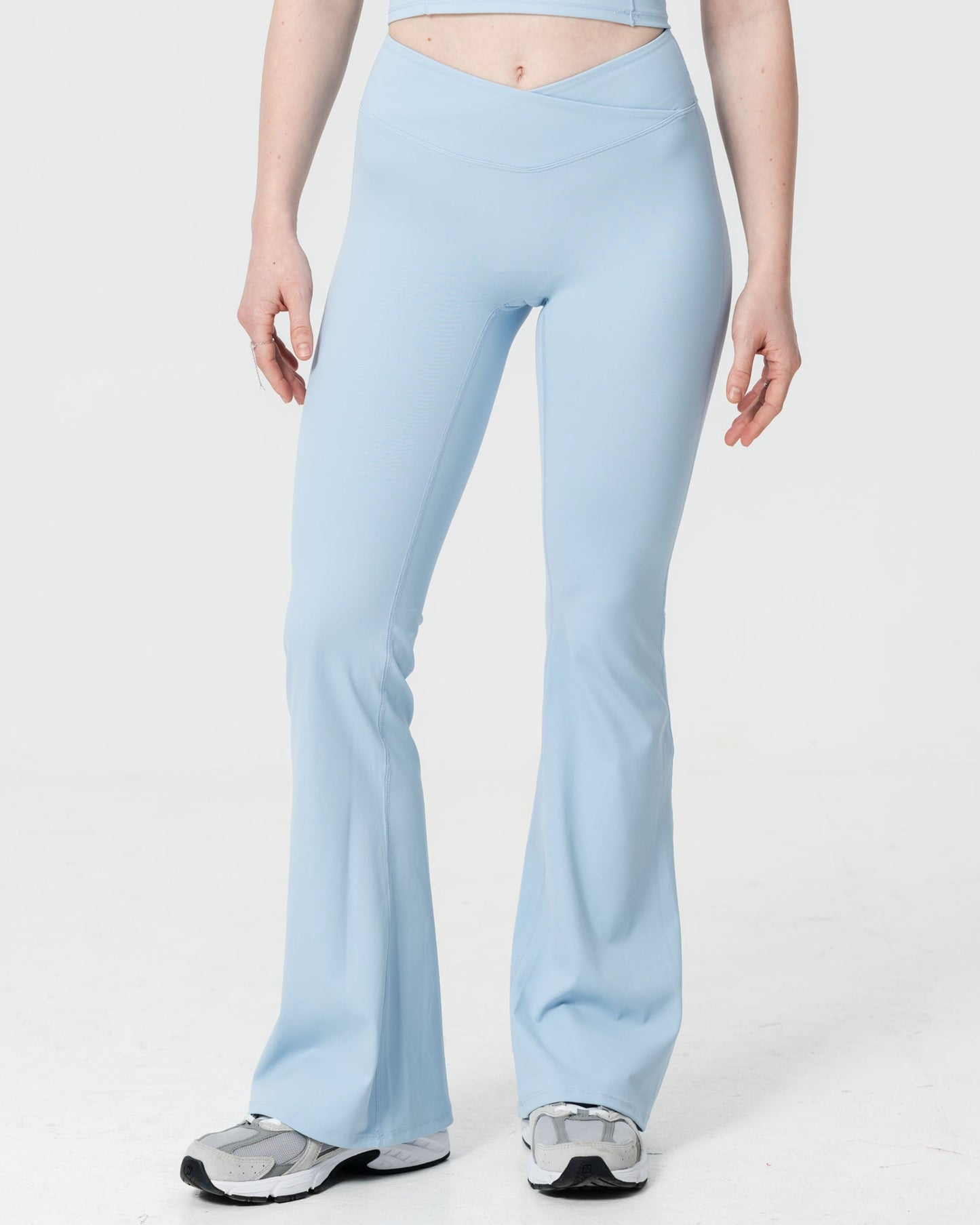 Nova Flared Leggings in Sky Glass