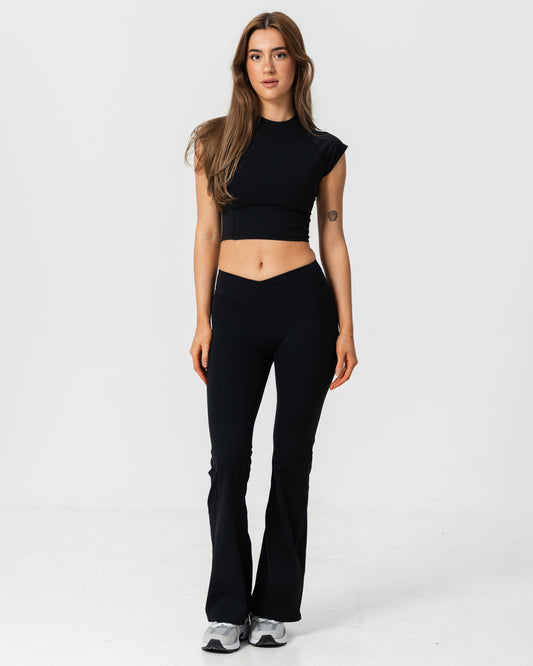 Nova Flared Leggings in Ashwood