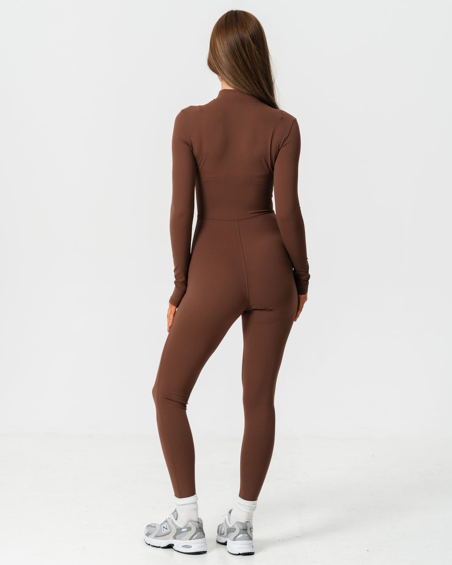Blaire Jumpsuit in Mocha