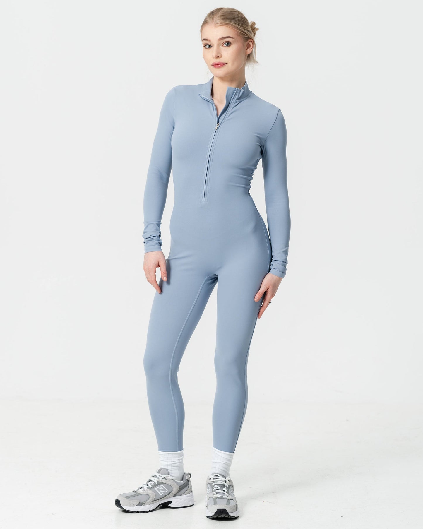 Blaire Jumpsuit in Haze Blue