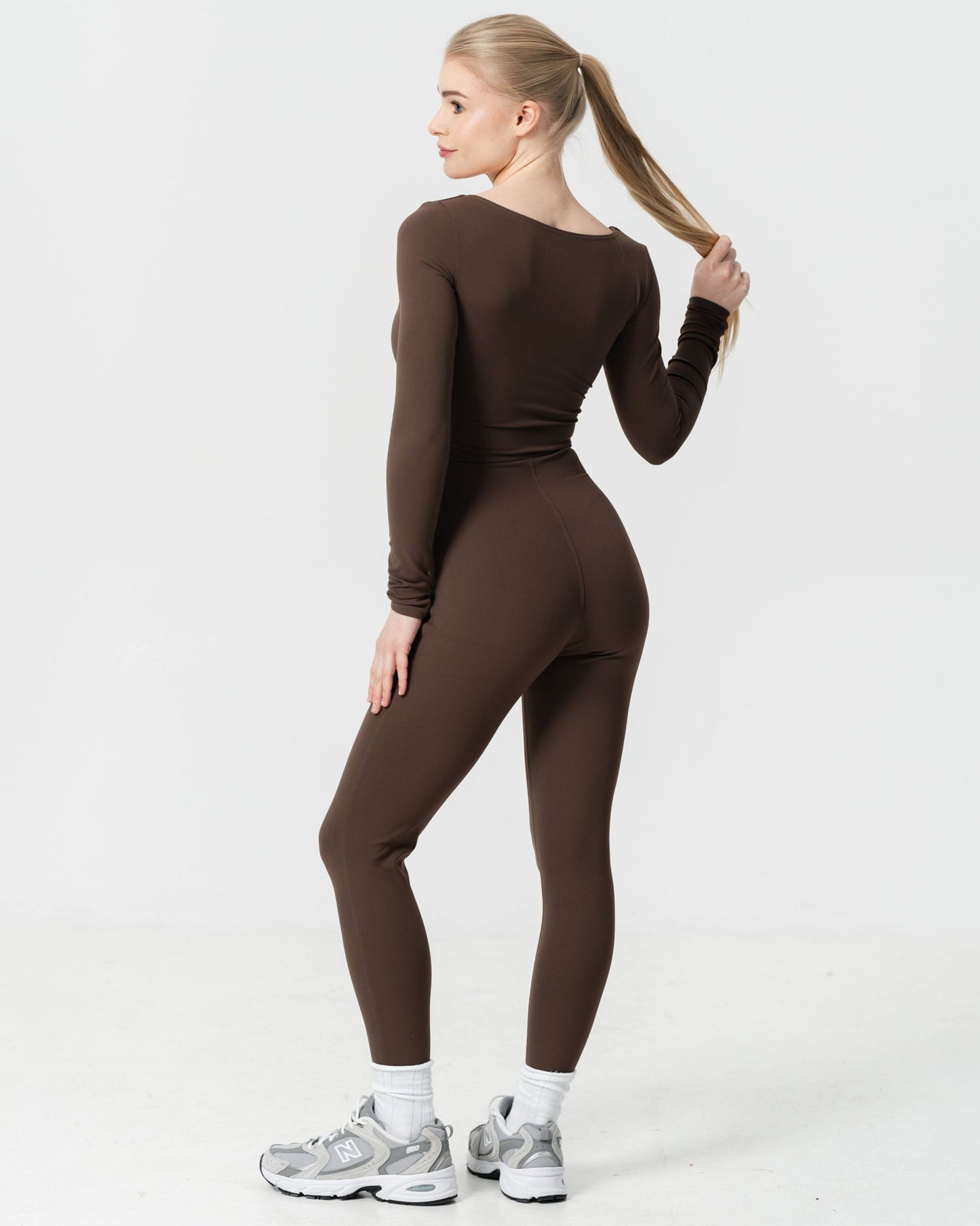 Celeste Jumpsuit in Mocha