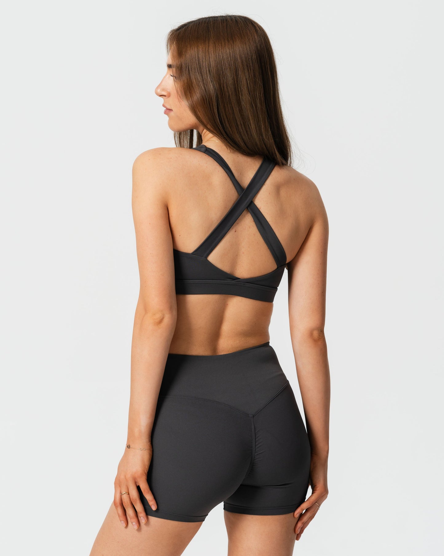 Double Strap Sports Bra in Sage