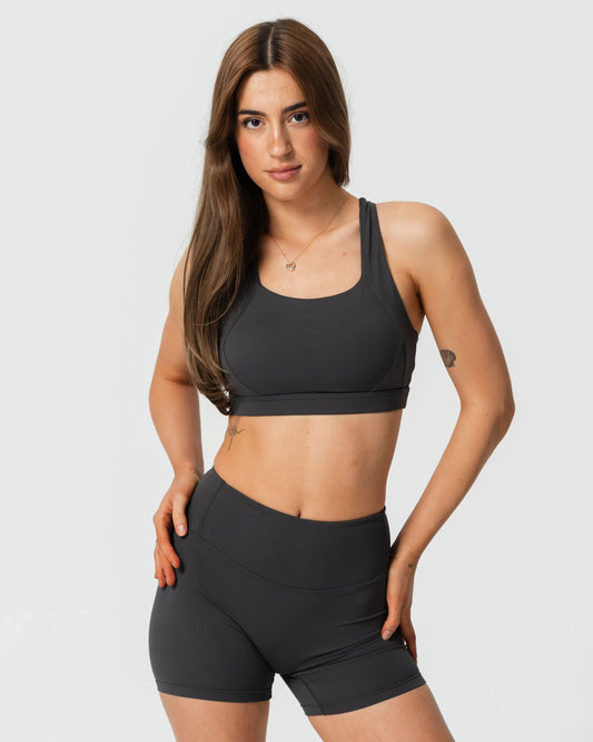 Double Strap Sports Bra in Sage