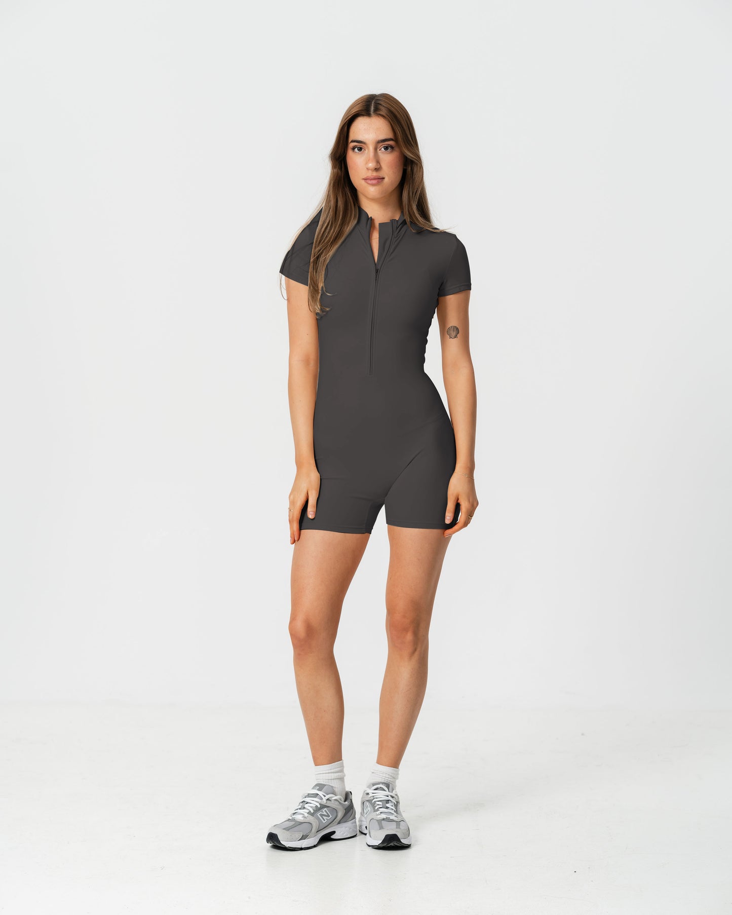 Alana Jumpsuit in Charcoal Grey