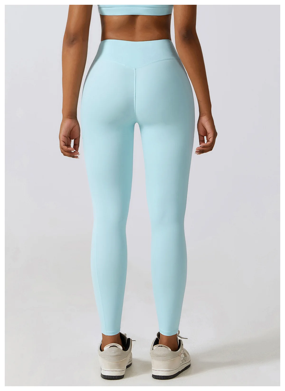 Sports Leggings in Baby Blue