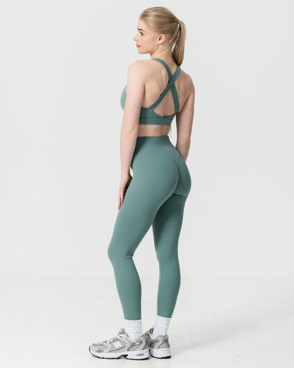 Active Leggings in Aqua Mist