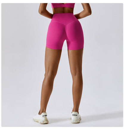 Short Leggings in Vibrant Pink