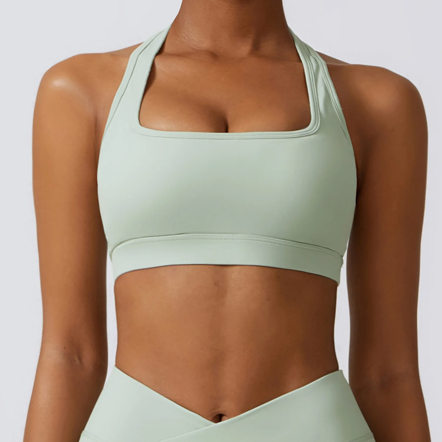 Sports Bra in Mint Green