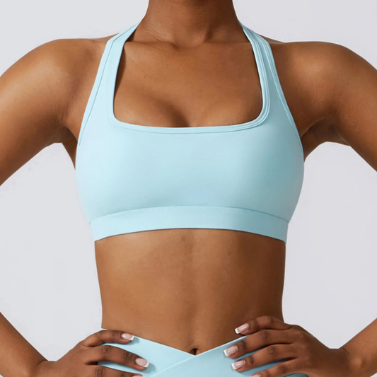 Sports Bra in Baby Blue