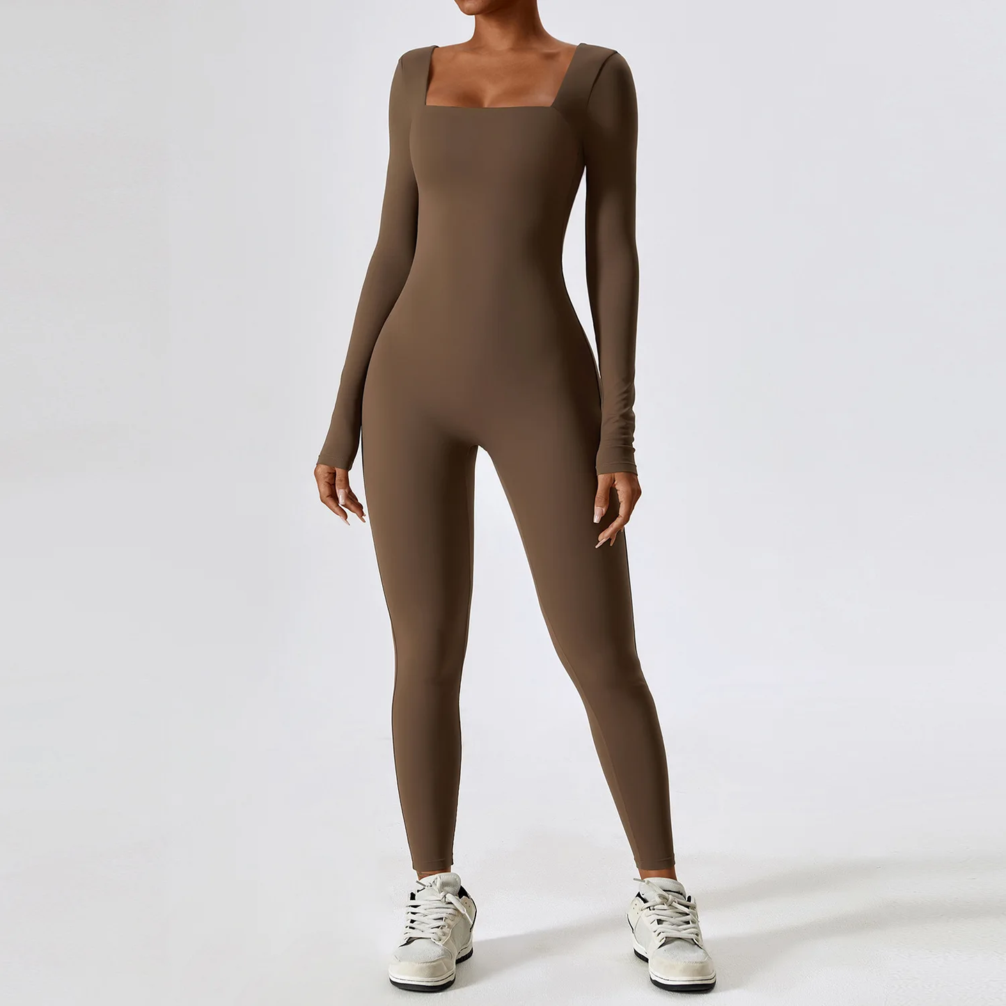 Yoga Suit in Coffee Brown